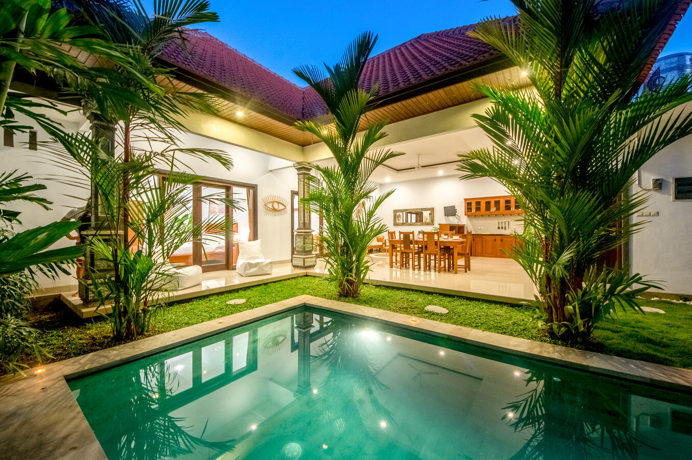 Swimming Pool at Night Swimming Pool at Night